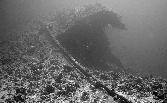 Il relitto del Dunraven