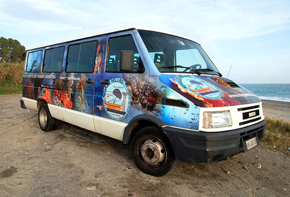 Pulmino diving (foto di Francesco Turano) megale calabria