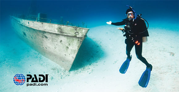 Padi specialit&agrave; subacquea relitti