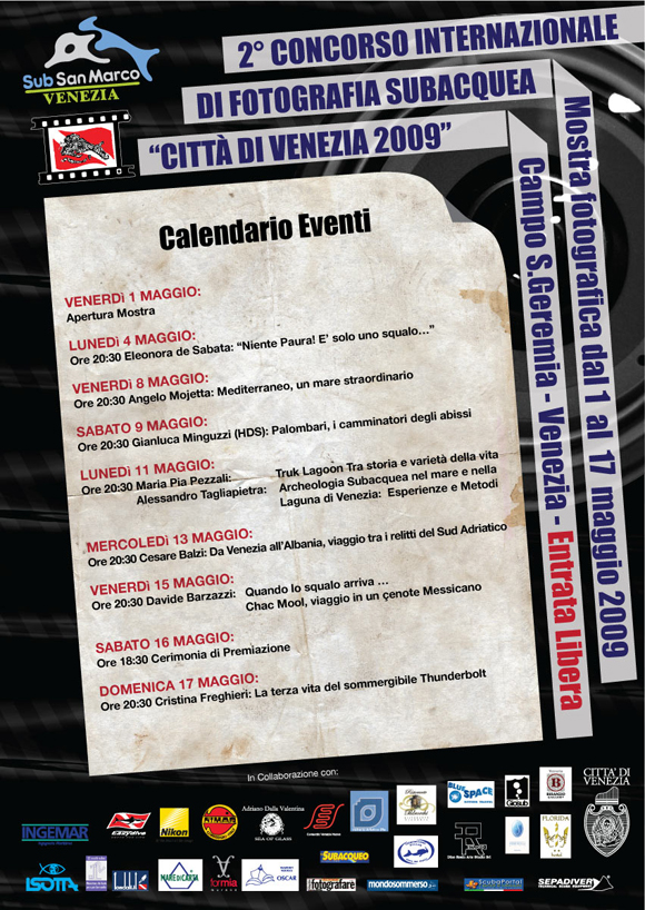 Concorso di fotografia subacquea Citt&agrave; di Venezia