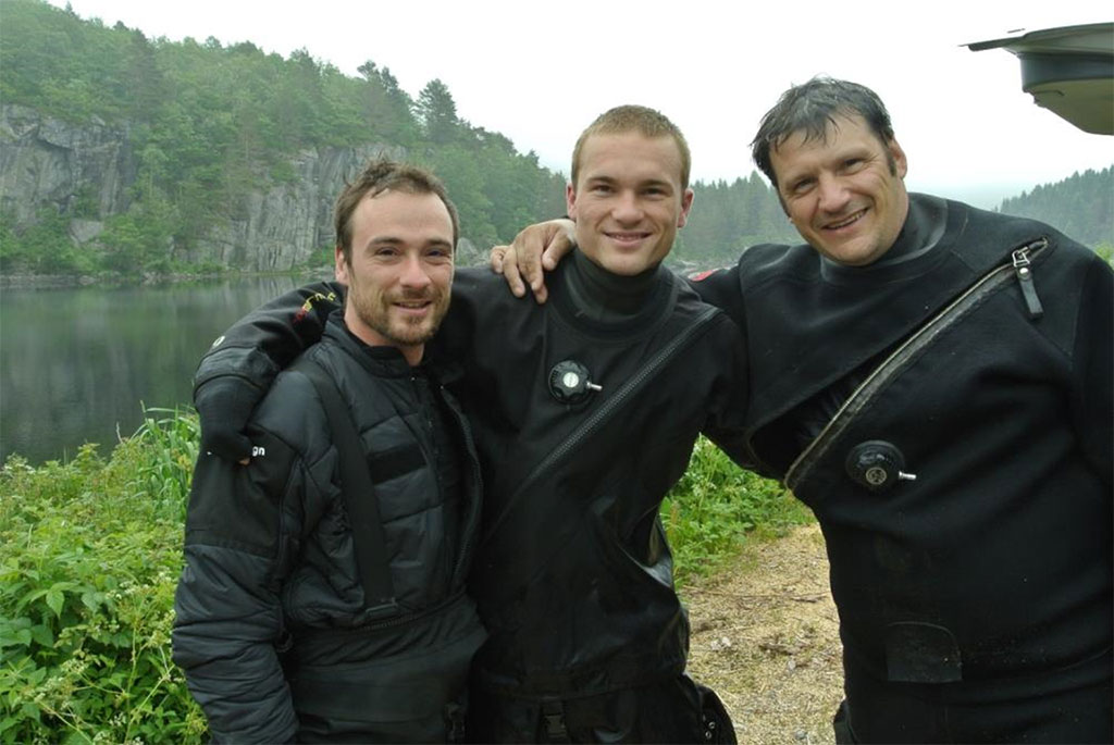 nell'ordine: Roberto Barbieri Federico Haaland Gaeta Oscar Lodi Rizzini