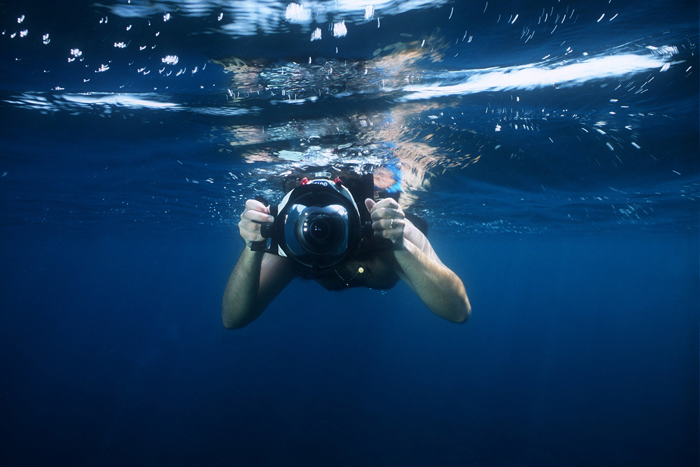fotografare sotto acqua con custodia igloo