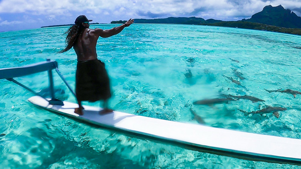 Est BoraBora isole tahiti surf indigeno locale