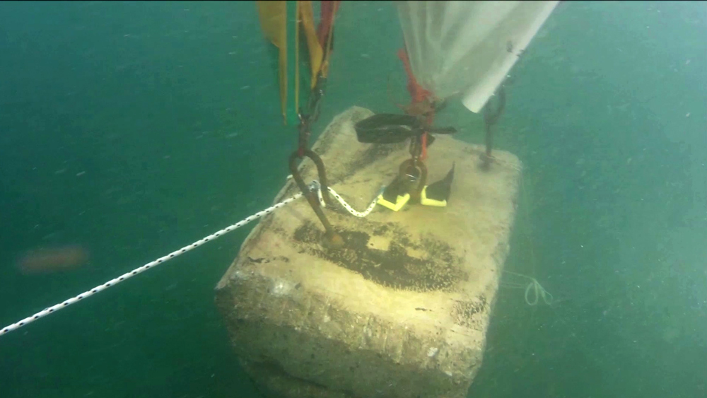 sub palloni cemento lago