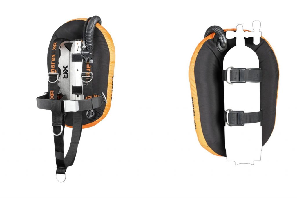 GAV Mares XR HV con sacco a donut e imbracatura tecnica regolabile per immersioni avanzate