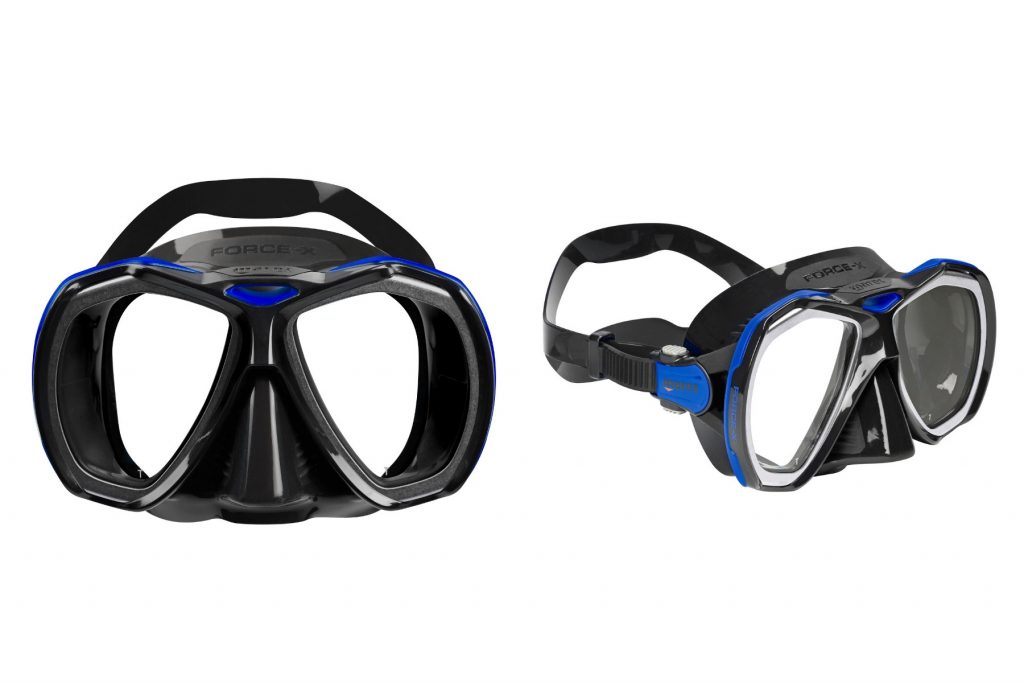 force x maschera blu mares