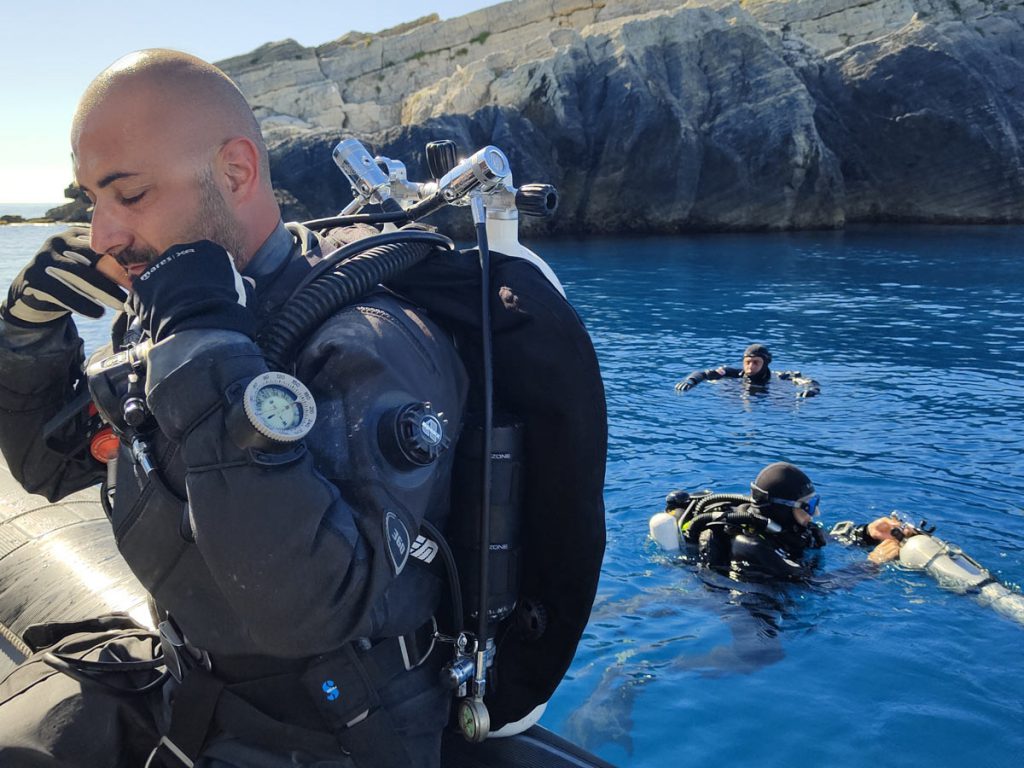 iantd tecnica subacquea relitti