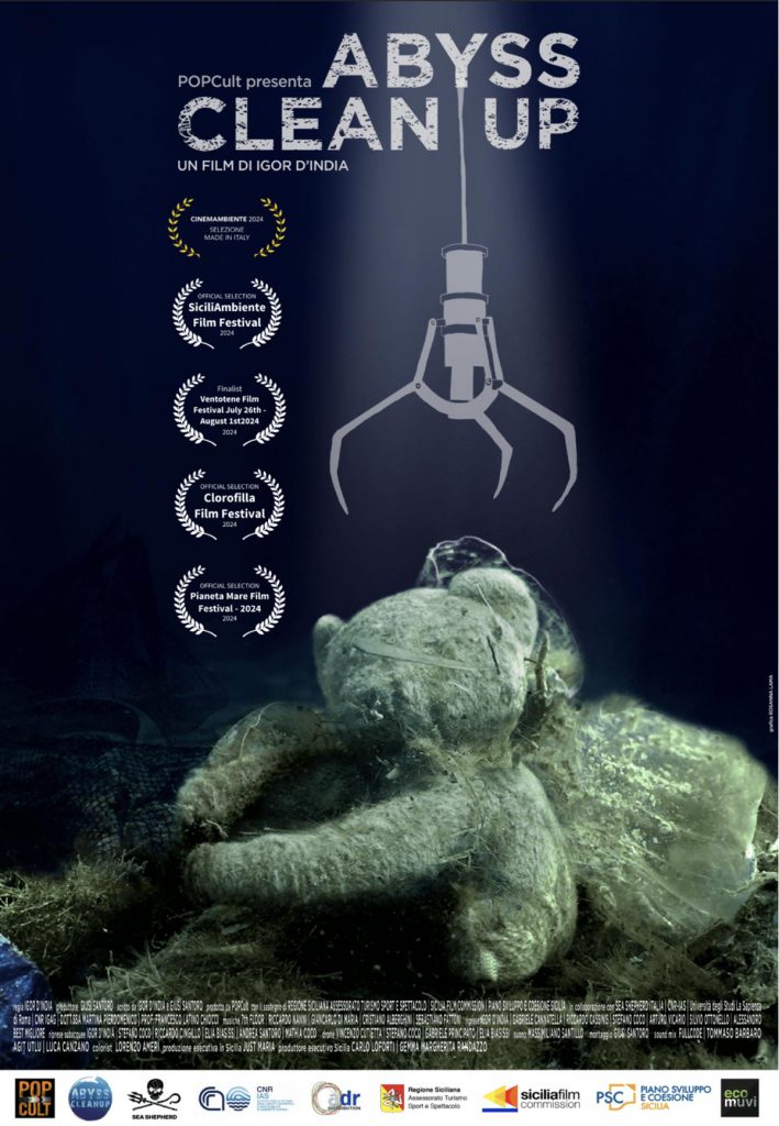 Locandina documentario Abyss Clean Up -giornata del mare a la Spezia