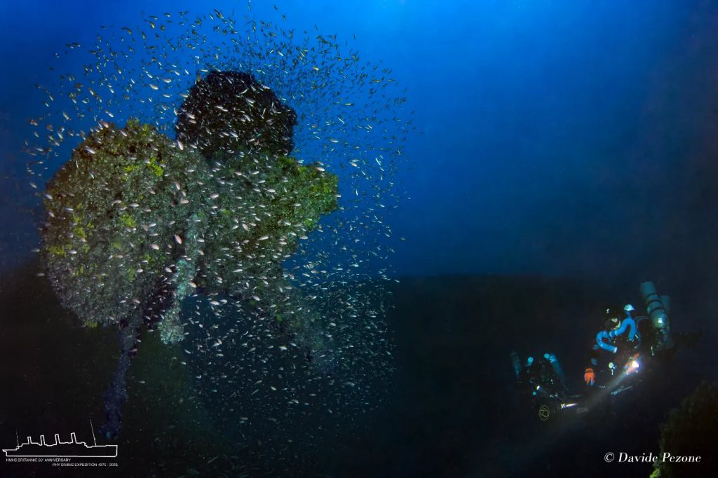 Britannic relitto profondo 2025 spedizione