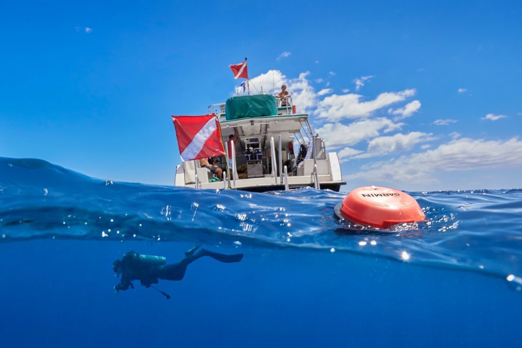 garmin descent s1 buoy subacqueo barca